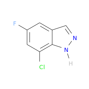 Fc1cc(Cl)c2c(c1)cn[nH]2