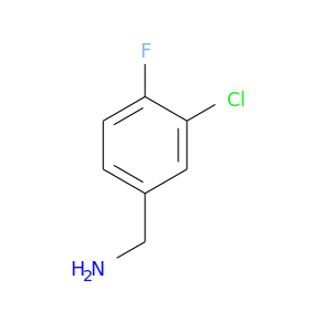 NCc1ccc(c(c1)Cl)F