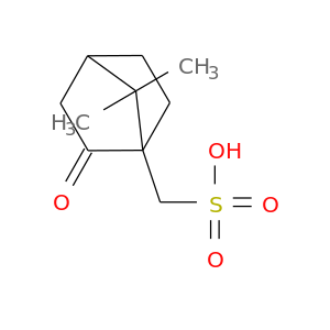 O=C1CC2C(C1(CC2)CS(=O)(=O)O)(C)C