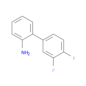 Nc1ccccc1c1ccc(c(c1)F)F