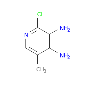 Cc1cnc(c(c1N)N)Cl
