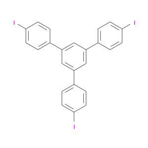 Ic1ccc(cc1)c1cc(cc(c1)c1ccc(cc1)I)c1ccc(cc1)I