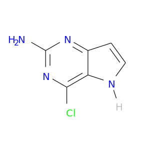 Nc1nc(Cl)c2c(n1)cc[nH]2