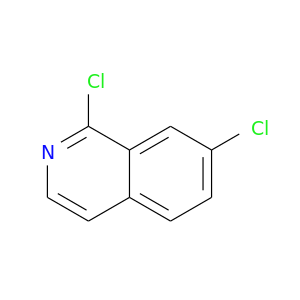 Clc1ccc2c(c1)c(Cl)ncc2