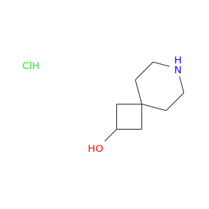 OC1CC2(C1)CCNCC2.Cl