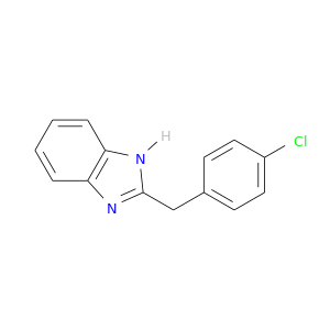 Clc1ccc(cc1)Cc1nc2c([nH]1)cccc2