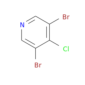 Brc1cncc(c1Cl)Br