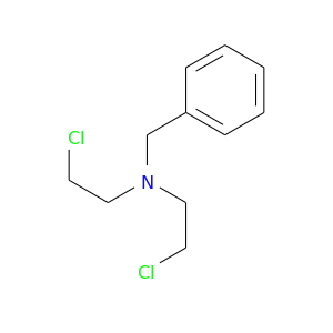 ClCCN(Cc1ccccc1)CCCl