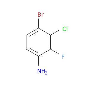 Nc1ccc(c(c1F)Cl)Br