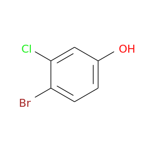 Oc1ccc(c(c1)Cl)Br