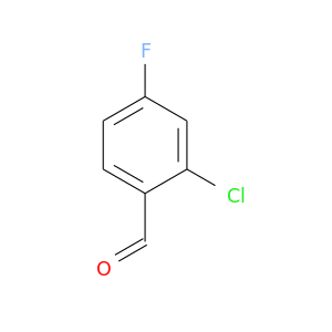 O=Cc1ccc(cc1Cl)F