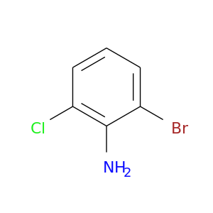 Nc1c(Cl)cccc1Br