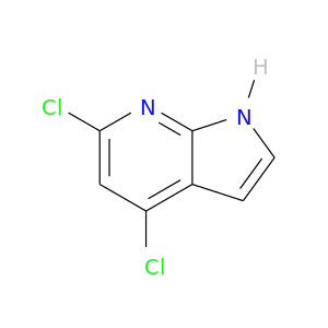 Clc1cc(Cl)c2c(n1)[nH]cc2