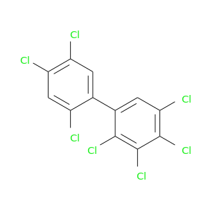 Clc1cc(Cl)c(cc1c1cc(Cl)c(c(c1Cl)Cl)Cl)Cl
