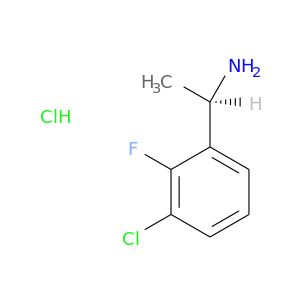 C[C@H](c1cccc(c1F)Cl)N.Cl