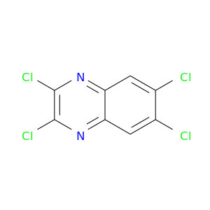 Clc1cc2nc(Cl)c(nc2cc1Cl)Cl