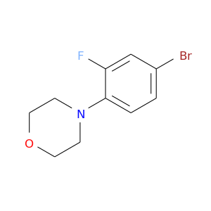 Brc1ccc(c(c1)F)N1CCOCC1