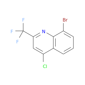 Brc1cccc2c1nc(cc2Cl)C(F)(F)F