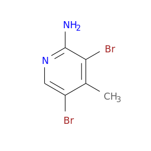 Brc1cnc(c(c1C)Br)N
