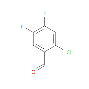 O=Cc1cc(F)c(cc1Cl)F