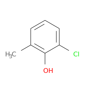 Oc1c(C)cccc1Cl