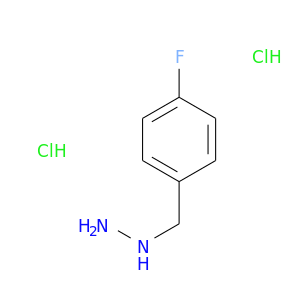 NNCc1ccc(cc1)F.Cl.Cl