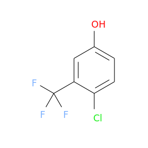 Oc1ccc(c(c1)C(F)(F)F)Cl