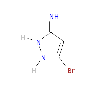 Brc1[nH][nH]c(=N)c1