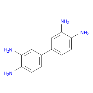 Nc1ccc(cc1N)c1ccc(c(c1)N)N