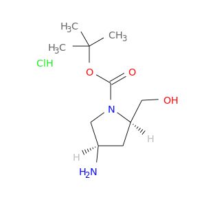 OC[C@H]1C[C@H](CN1C(=O)OC(C)(C)C)N