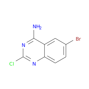 Brc1ccc2c(c1)c(N)nc(n2)Cl