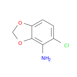 Clc1ccc2c(c1N)OCO2