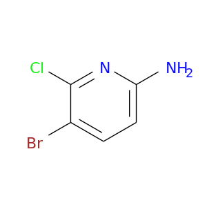 Nc1ccc(c(n1)Cl)Br