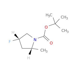 F[C@H]1C[C@H](N(C1)C(=O)OC(C)(C)C)C#N