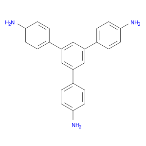 Nc1ccc(cc1)c1cc(cc(c1)c1ccc(cc1)N)c1ccc(cc1)N