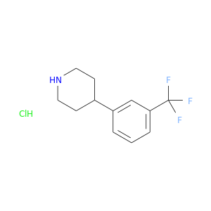 FC(c1cccc(c1)C1CCNCC1)(F)F.Cl