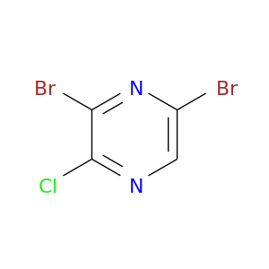 Brc1cnc(c(n1)Br)Cl