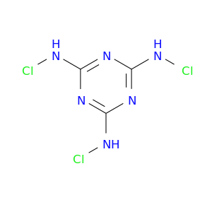 ClNc1nc(NCl)nc(n1)NCl
