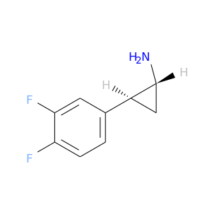 N[C@@H]1C[C@H]1c1ccc(c(c1)F)F