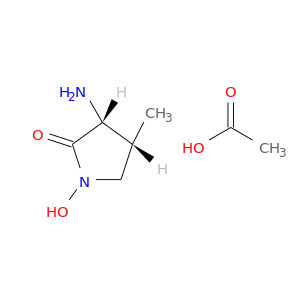 CC(=O)ON1C[C@H]([C@H](C1=O)N)C