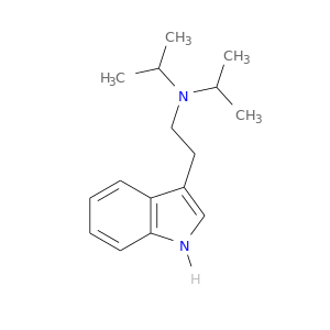 CC(N(C(C)C)CCc1c[nH]c2c1cccc2)C