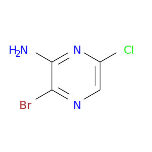 Clc1cnc(c(n1)N)Br