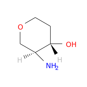 N[C@H]1COCC[C@@H]1O