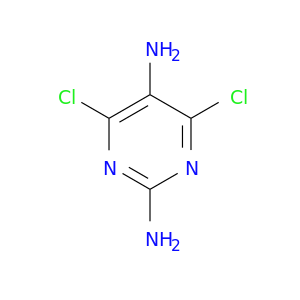 Nc1nc(Cl)c(c(n1)Cl)N
