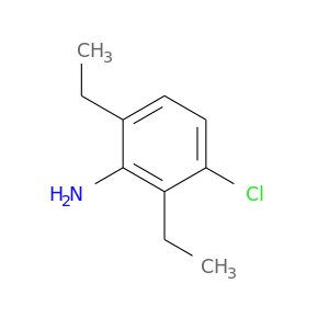 CCc1ccc(c(c1N)CC)Cl