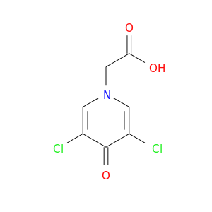 OC(=O)Cn1cc(Cl)c(=O)c(c1)Cl