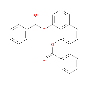 O=C(c1ccccc1)Oc1cccc2c1c(ccc2)OC(=O)c1ccccc1