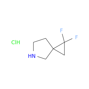 FC1(F)CC21CNCC2.Cl