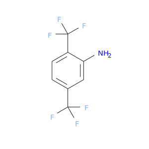 Nc1cc(ccc1C(F)(F)F)C(F)(F)F