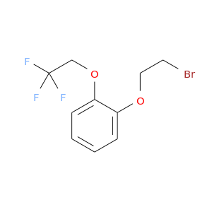 BrCCOc1ccccc1OCC(F)(F)F